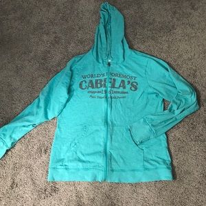 Cabelas zip up hoodie